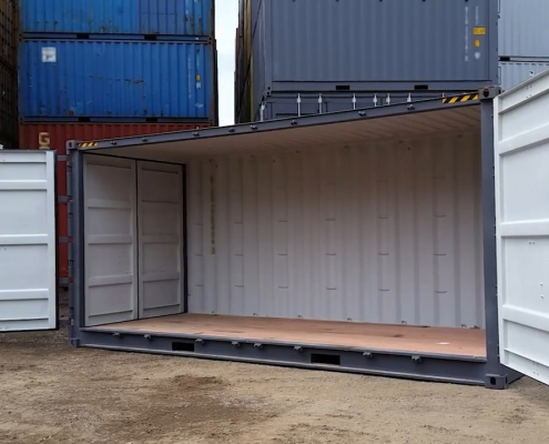 container 20 pieds open side high cube